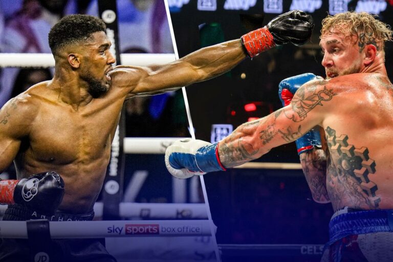 Jake Paul vs Anthony Joshua : Pronostic et cotes