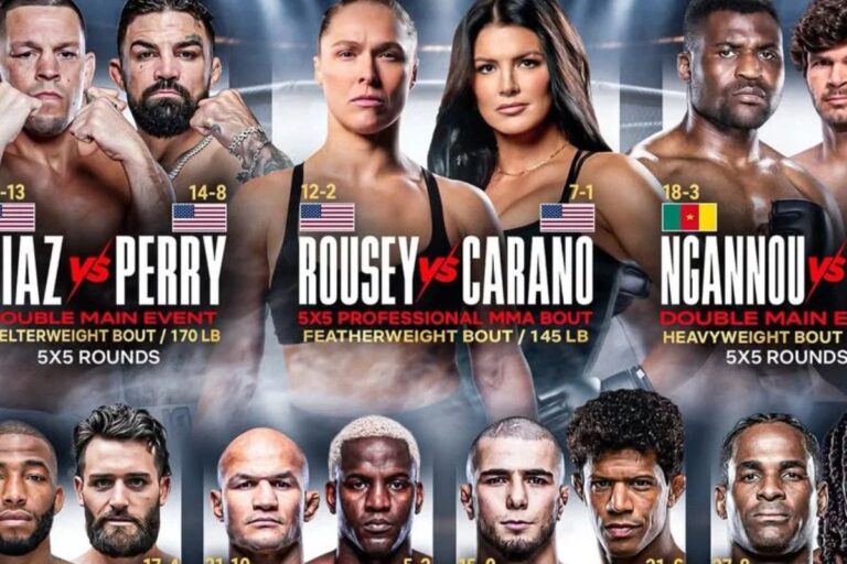 MVP Netflix MMA : La carte détaillée du premier événement historique