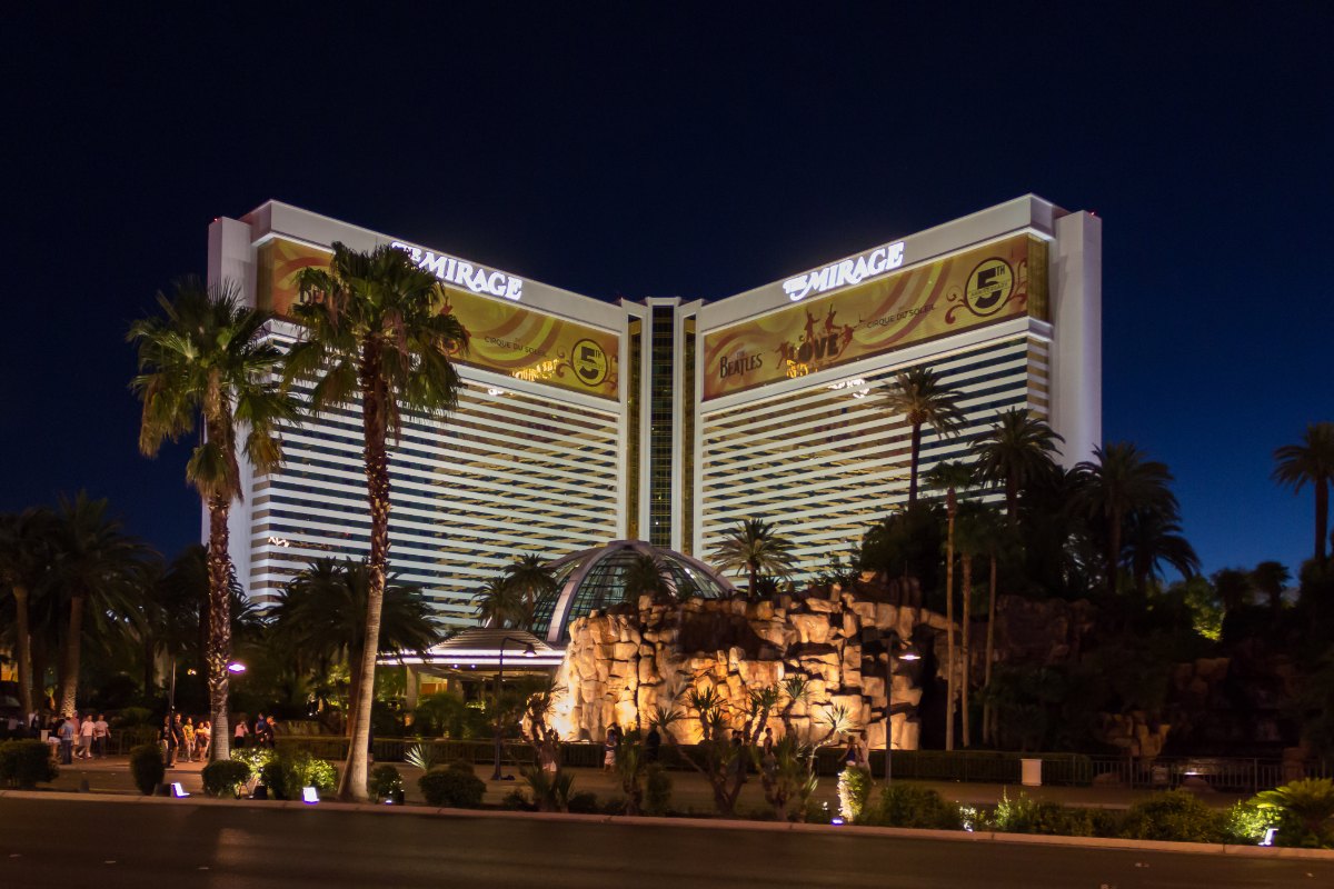 Le Strip de Las Vegas, ville hôte du championnat WBC Fundora vs Hadribeaj