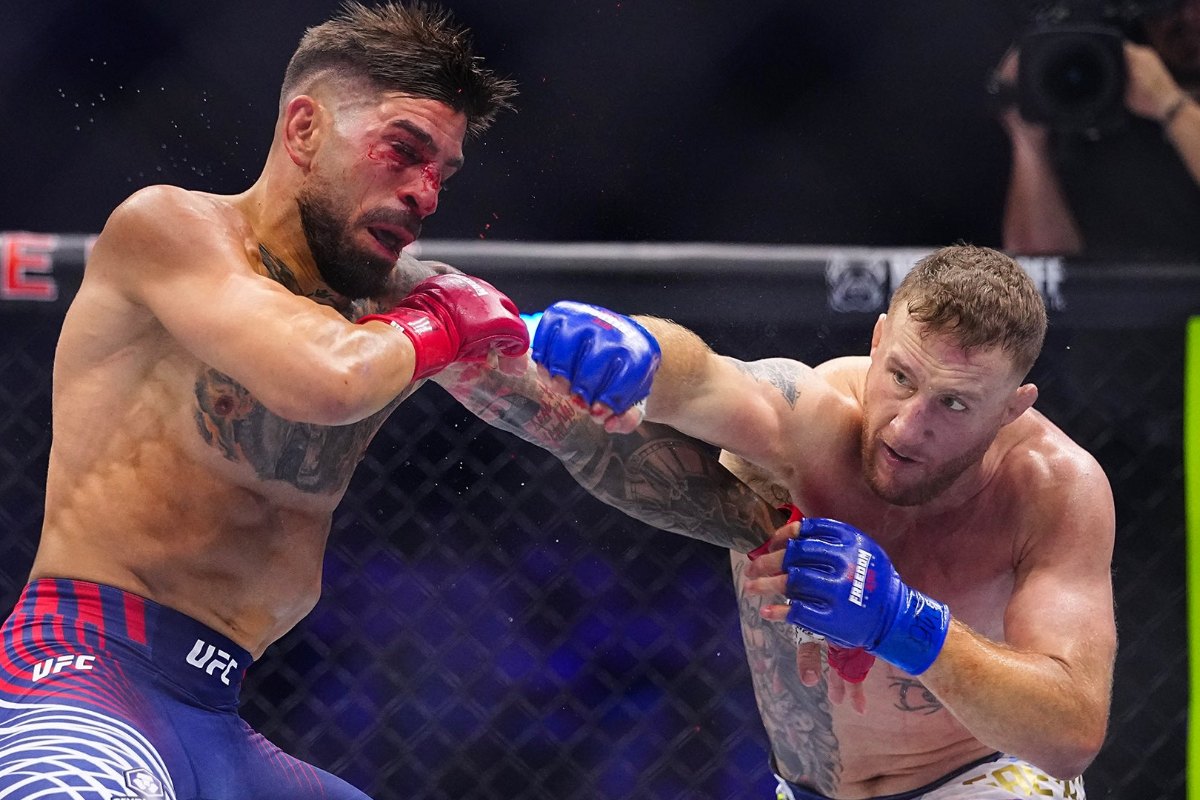 Justin Gaethje et Ilia Topuria