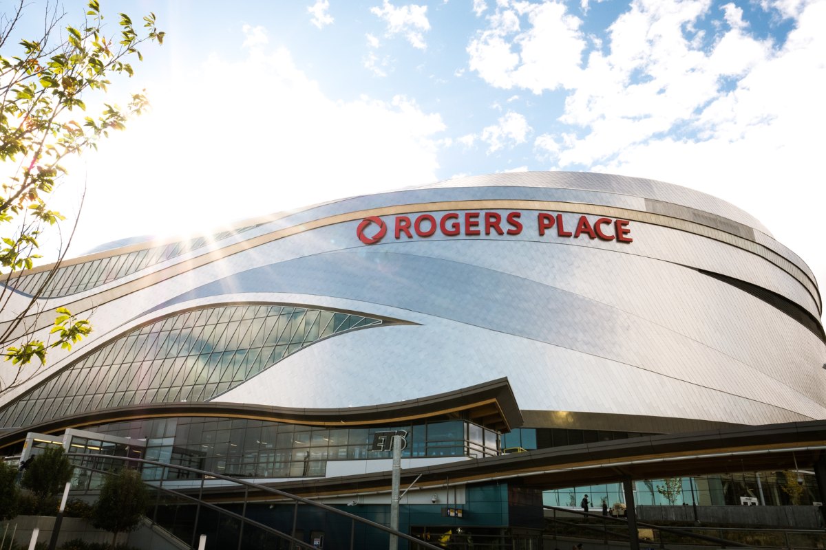 Façade du Rogers Place, l'arène d'Edmonton qui accueille l'UFC le 17 octobre 2026
